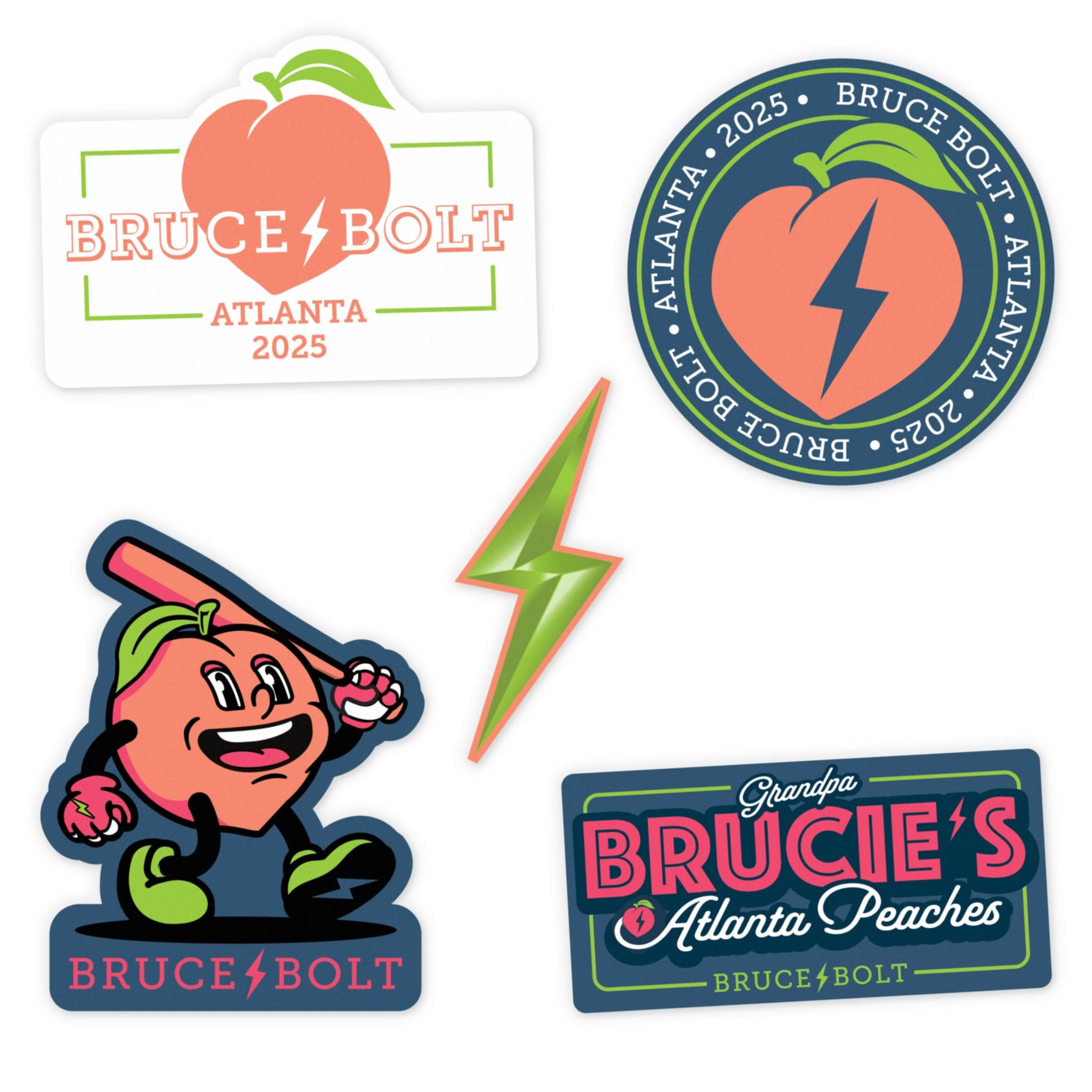 Atlanta Series Sticker Set (5-Pack)- quickbuy