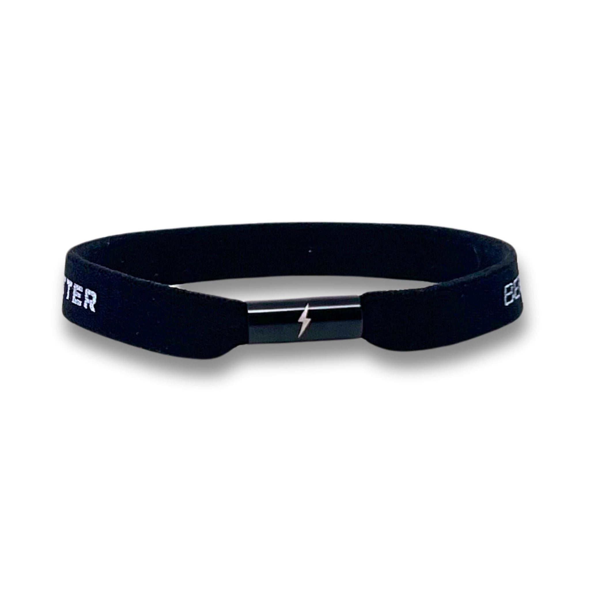 "BE BETTER" Stretch Bracelet - Black- quickbuy