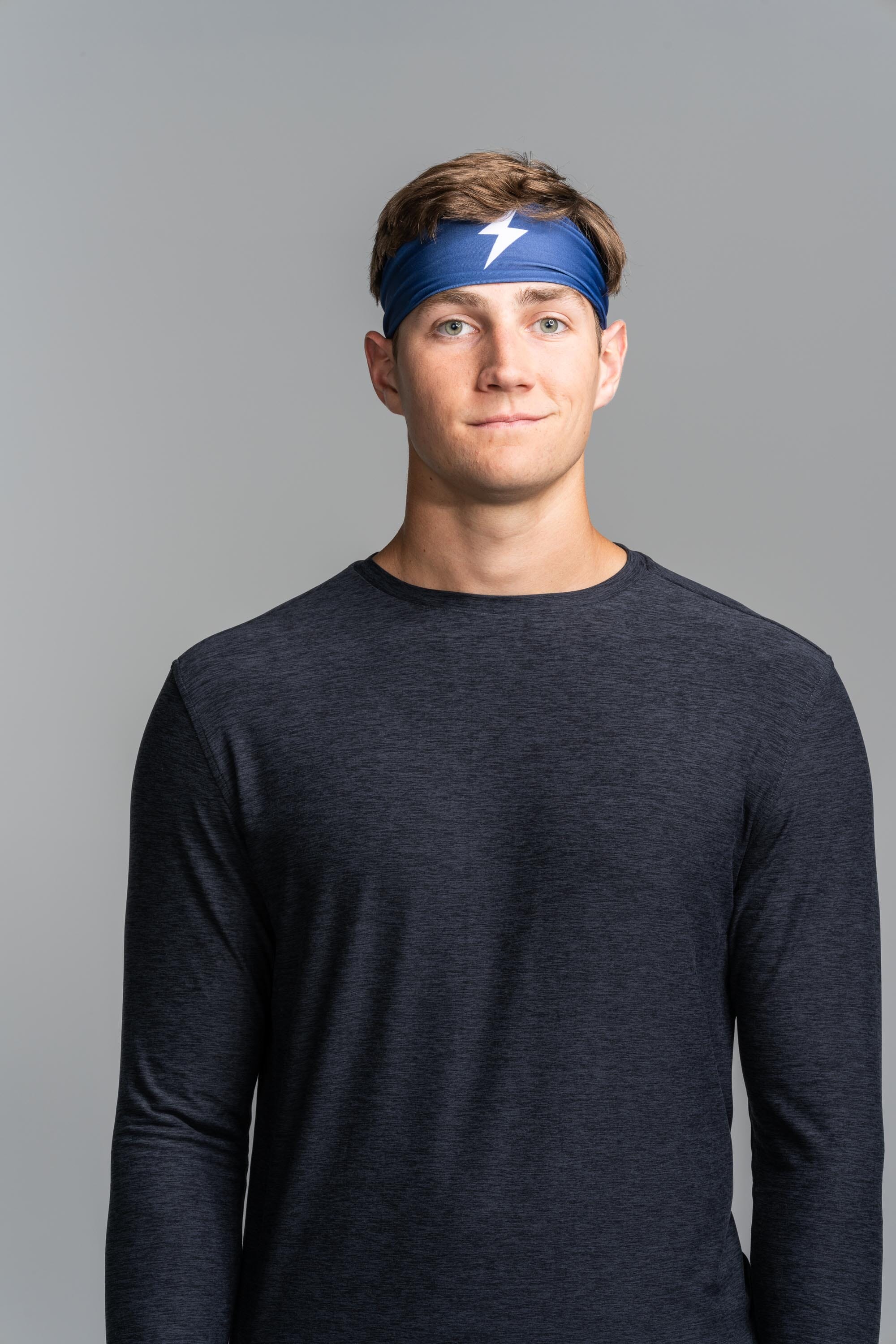Performance Wide Headband - Navy- quickbuy
