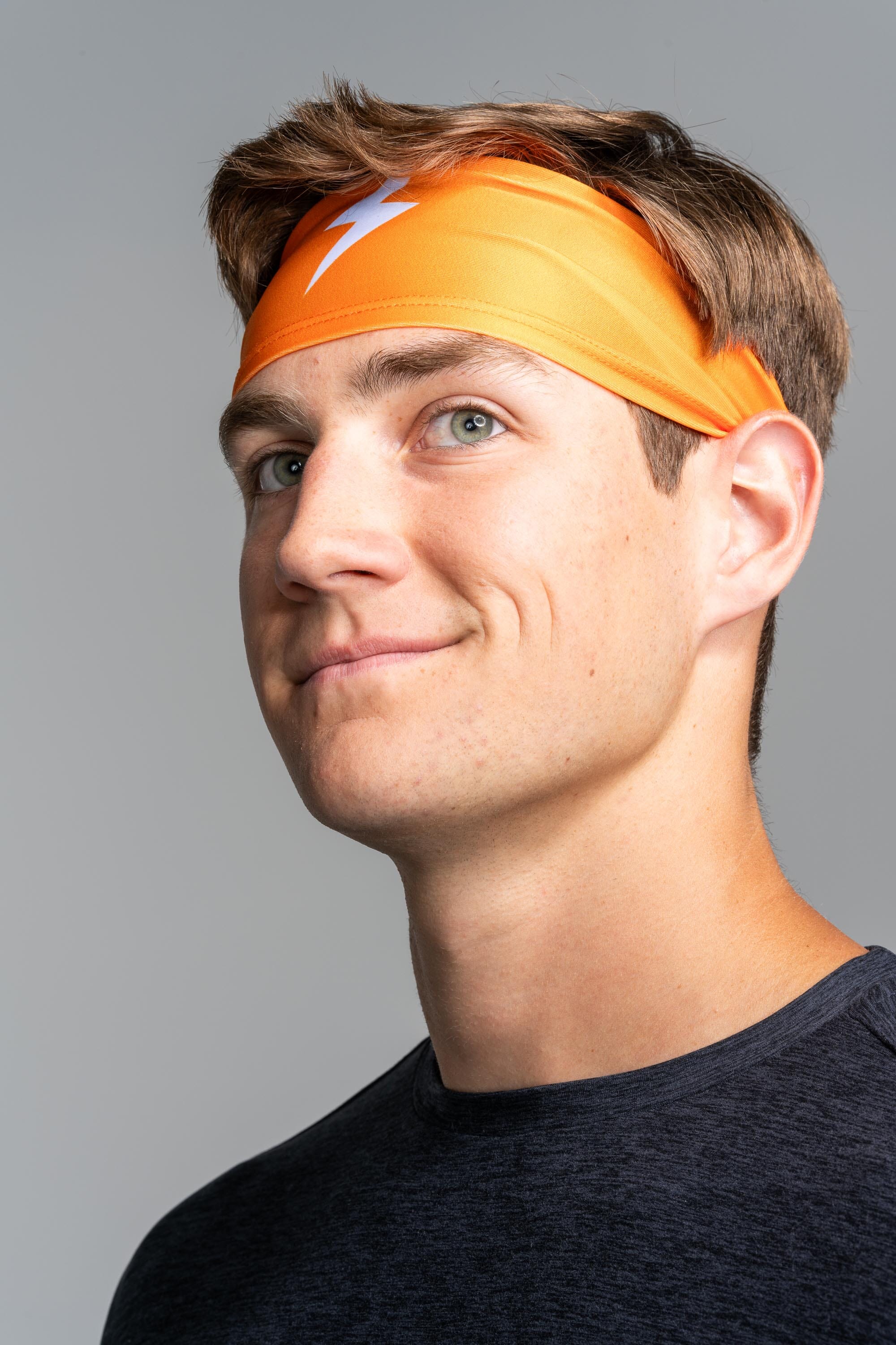 Performance Wide Headband - Orange- quickbuy