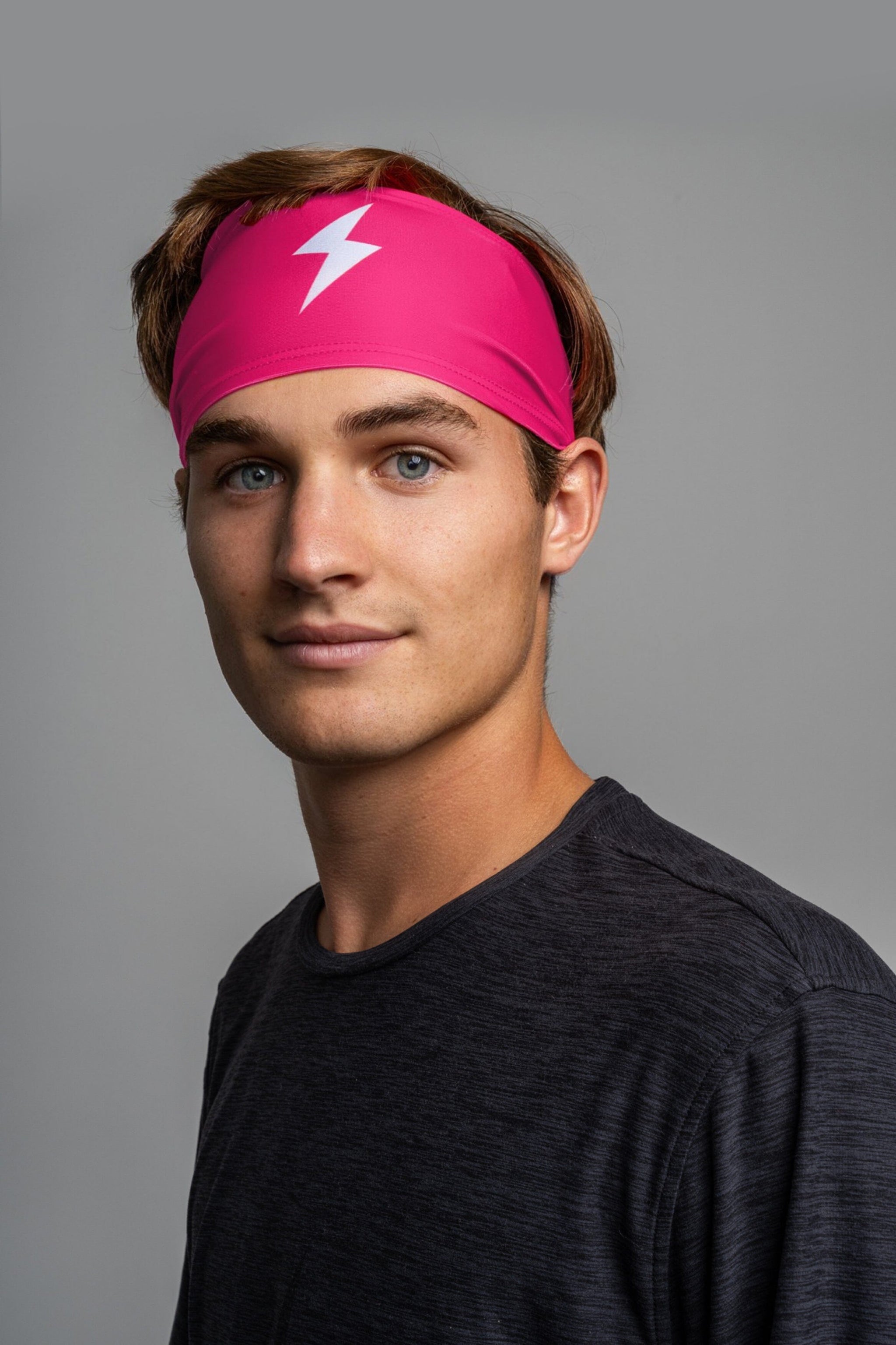 Performance Wide Headband - Pink- quickbuy