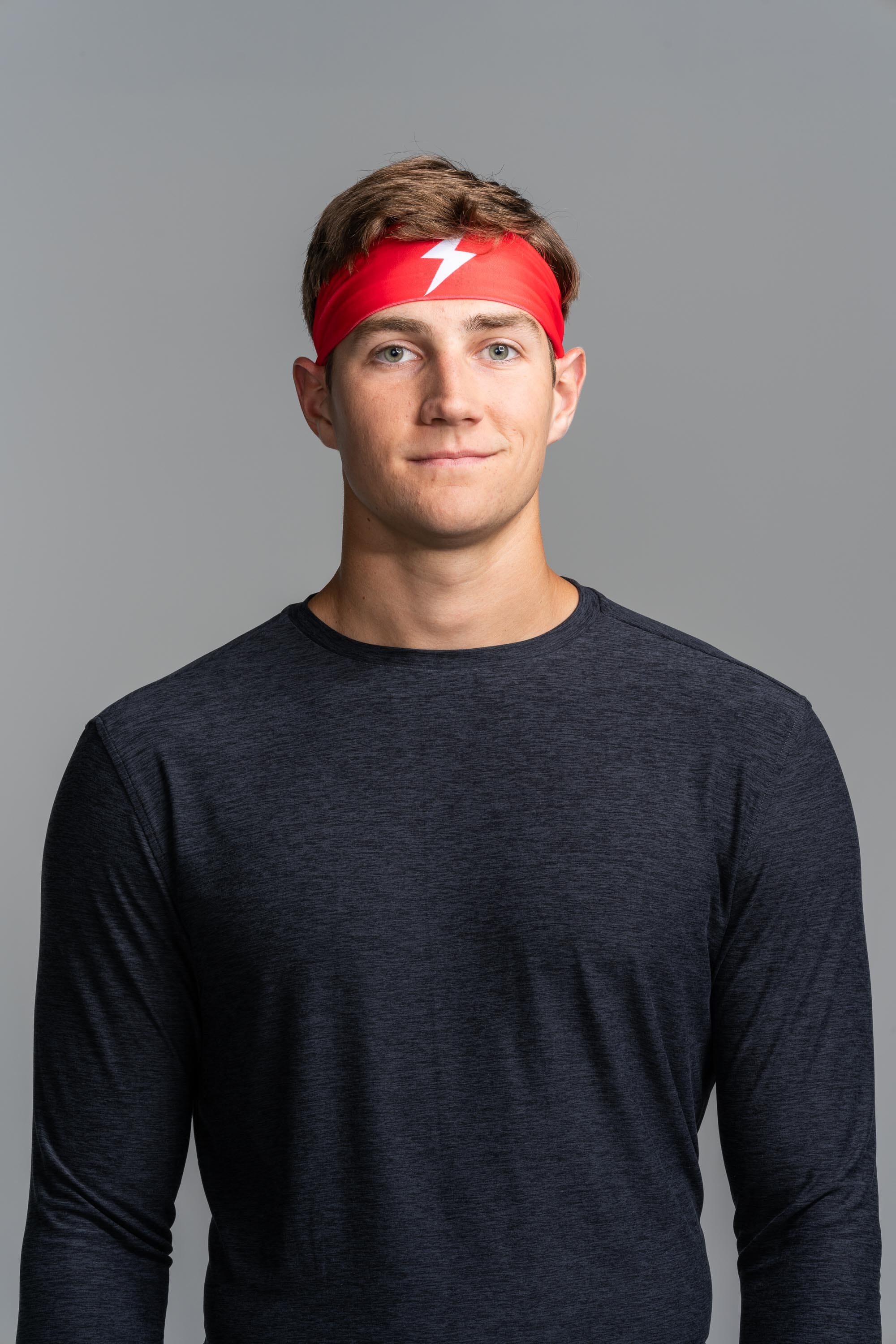 Performance Wide Headband - Red- quickbuy