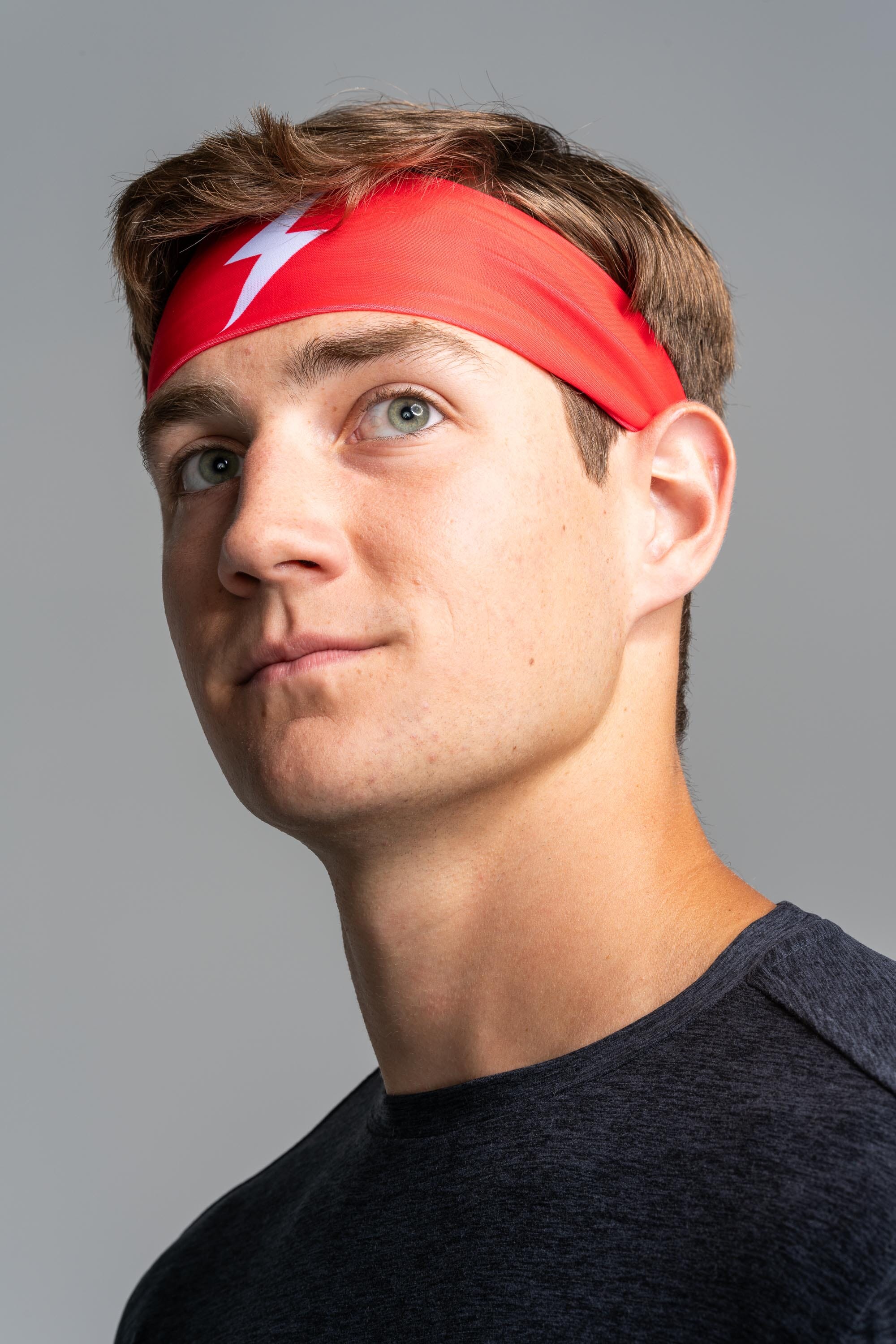 Performance Wide Headband - Red- quickbuy
