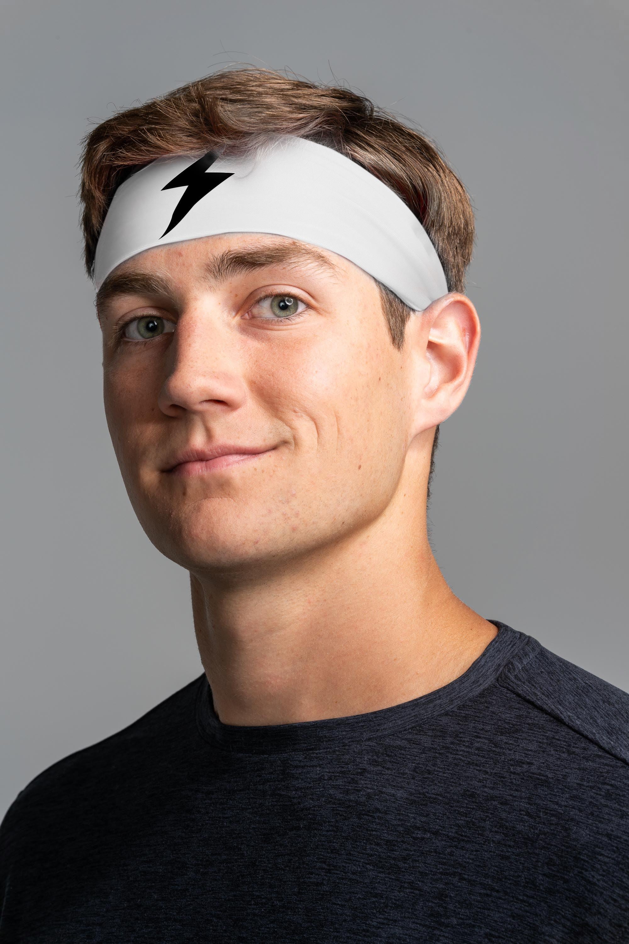 Performance Wide Headband - White- quickbuy