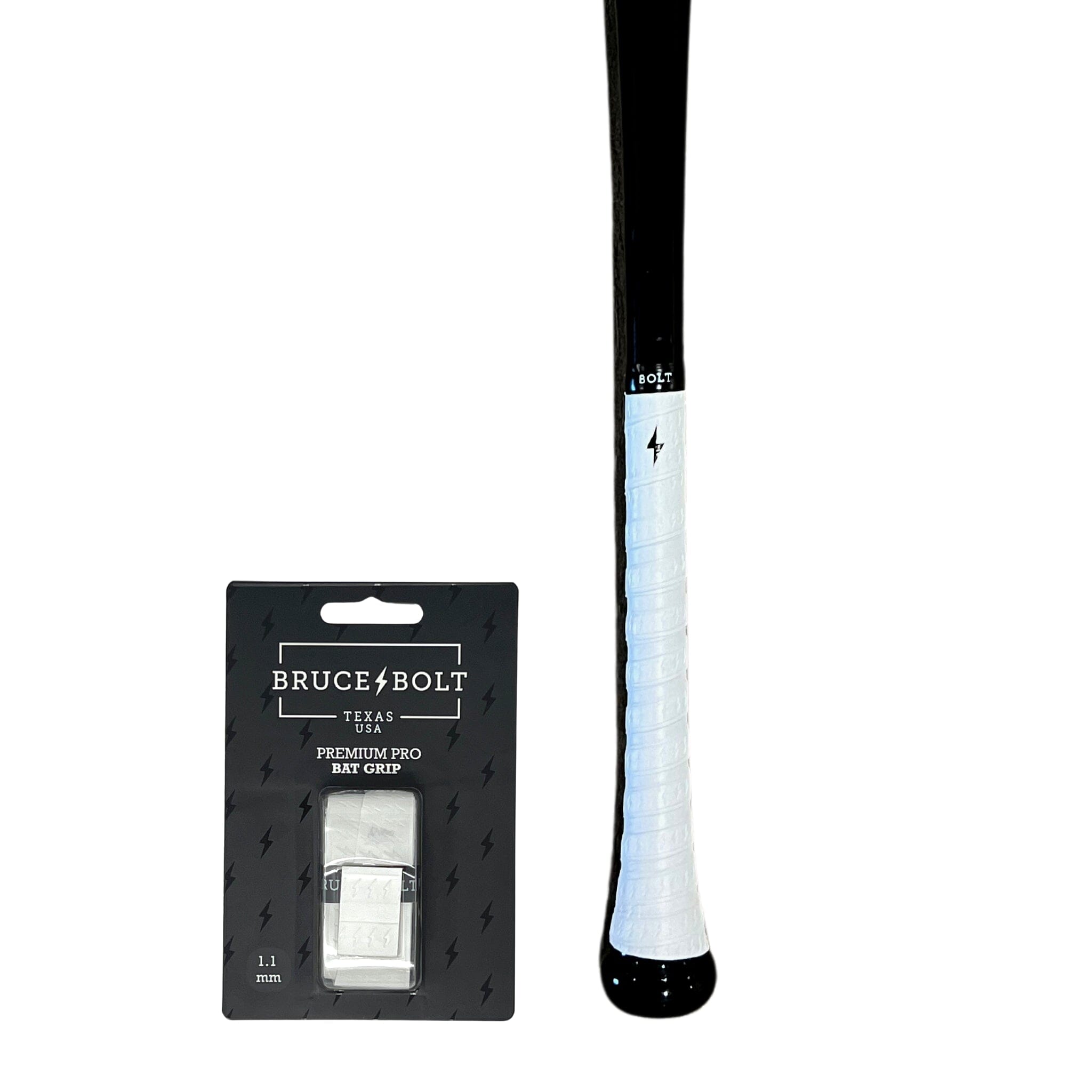 Premium Pro Bat Grip - White- quickbuy