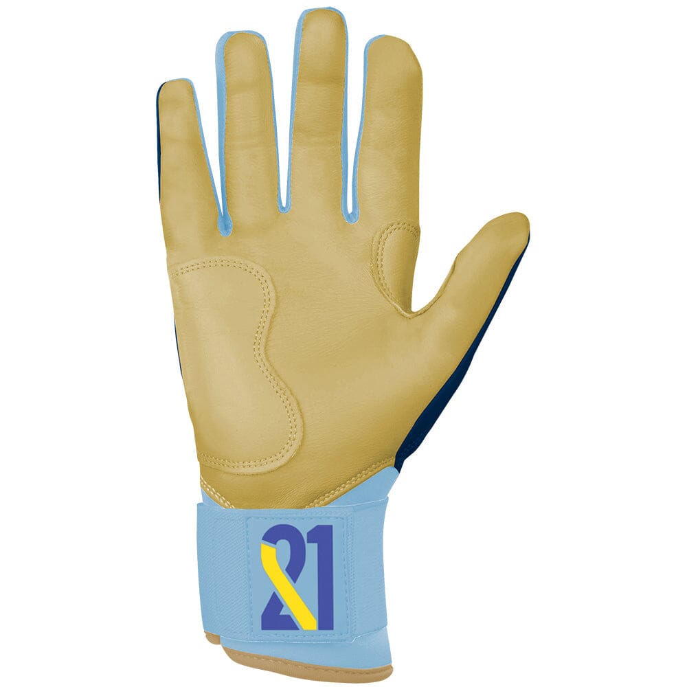 Jake Burger Signature Series Long Cuff Batting Gloves - Navy- quickbuy
