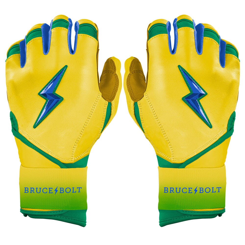 Coach RAC Creator Series Long Cuff Batting Gloves - Yellow- quickbuy