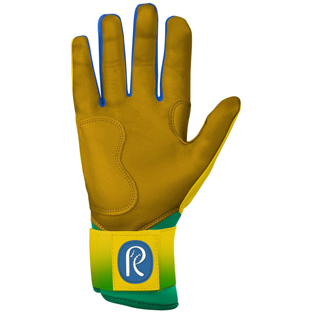 Coach RAC Creator Series Long Cuff Batting Gloves - Yellow- quickbuy