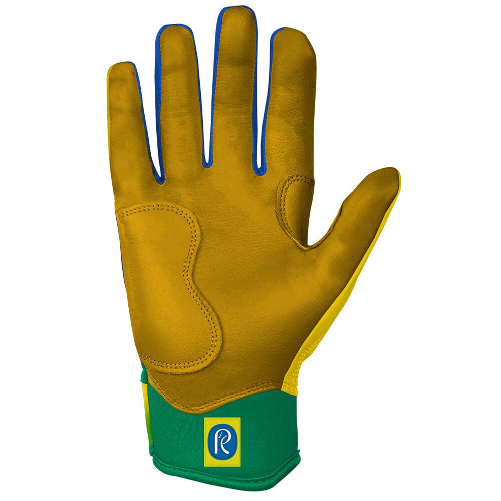 Coach RAC Creator Series Short Cuff Batting Gloves - Yellow- quickbuy