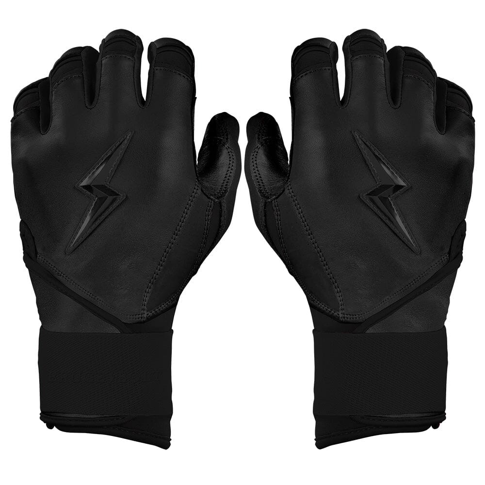Bear Series Long Cuff Batting Gloves - Blackout- quickbuy