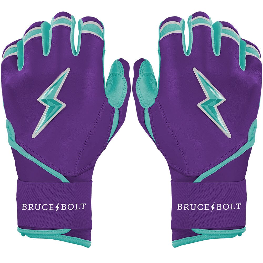 Ketel Marte Signature Series Long Cuff Batting Gloves - Purple- quickbuy