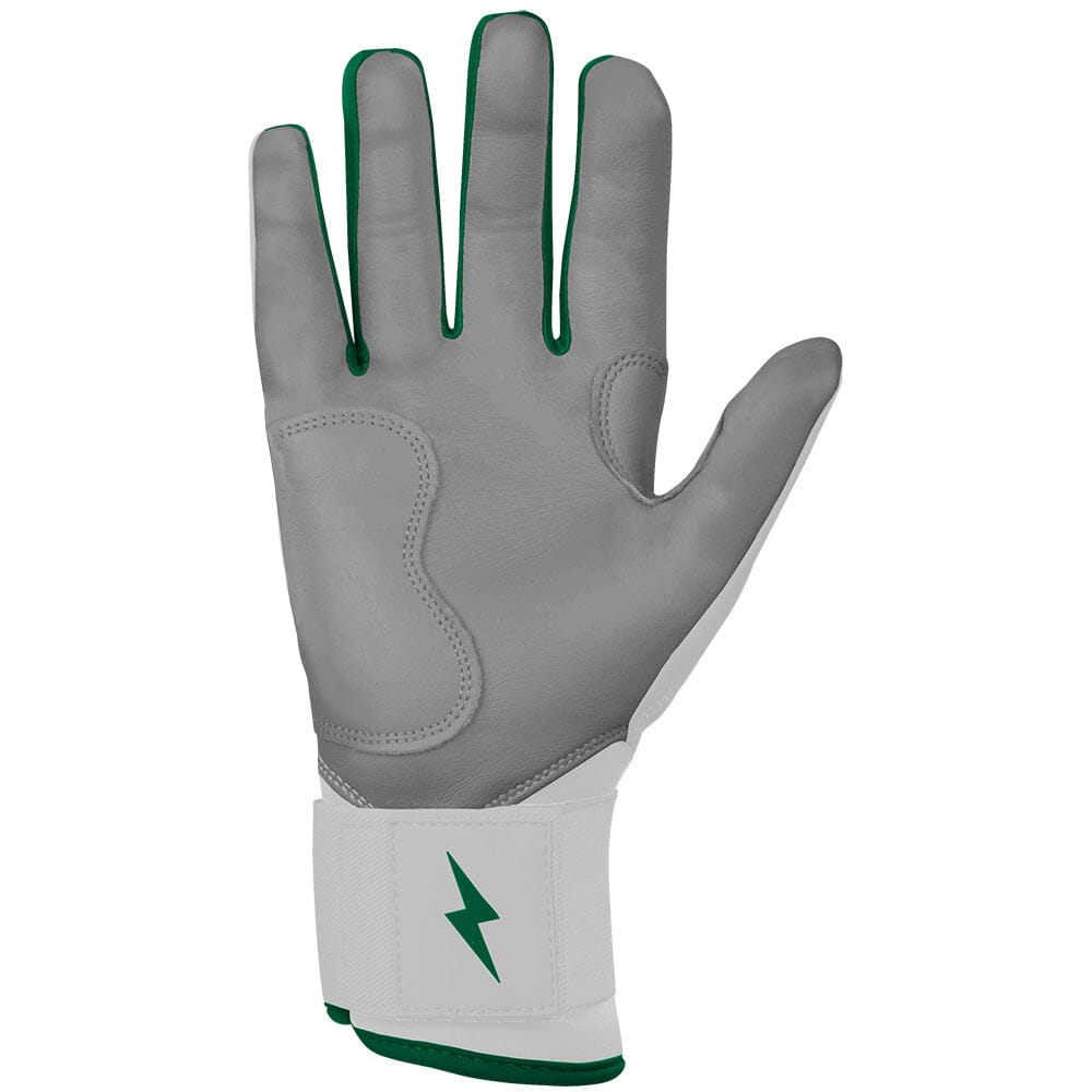Chrome Series Long Cuff Batting Gloves - Green- quickbuy