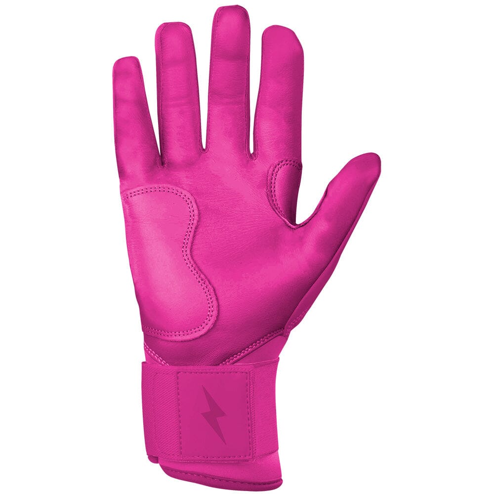 Max Clark Signature Series Long Cuff Batting Gloves - Pink- quickbuy