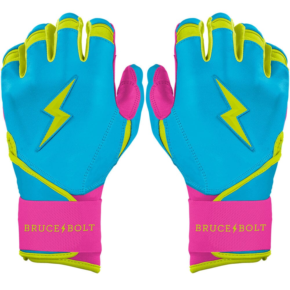 Bear Series Long Cuff Batting Gloves - Caribbean Blue- quickbuy
