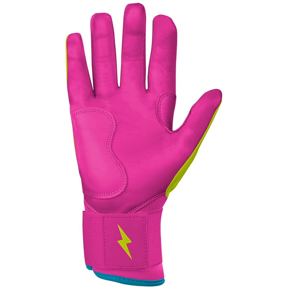 Bear Series Long Cuff Batting Gloves - Caribbean Yellow- quickbuy