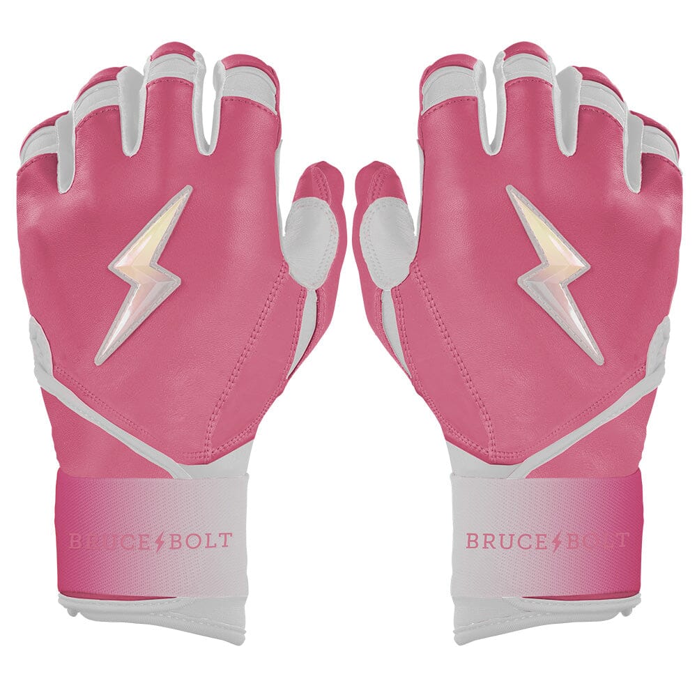 Bear Series Long Cuff Batting Gloves - Dusty Pink- quickbuy