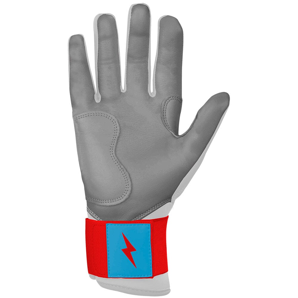 Bear Series Long Cuff Batting Gloves - Miami White- quickbuy