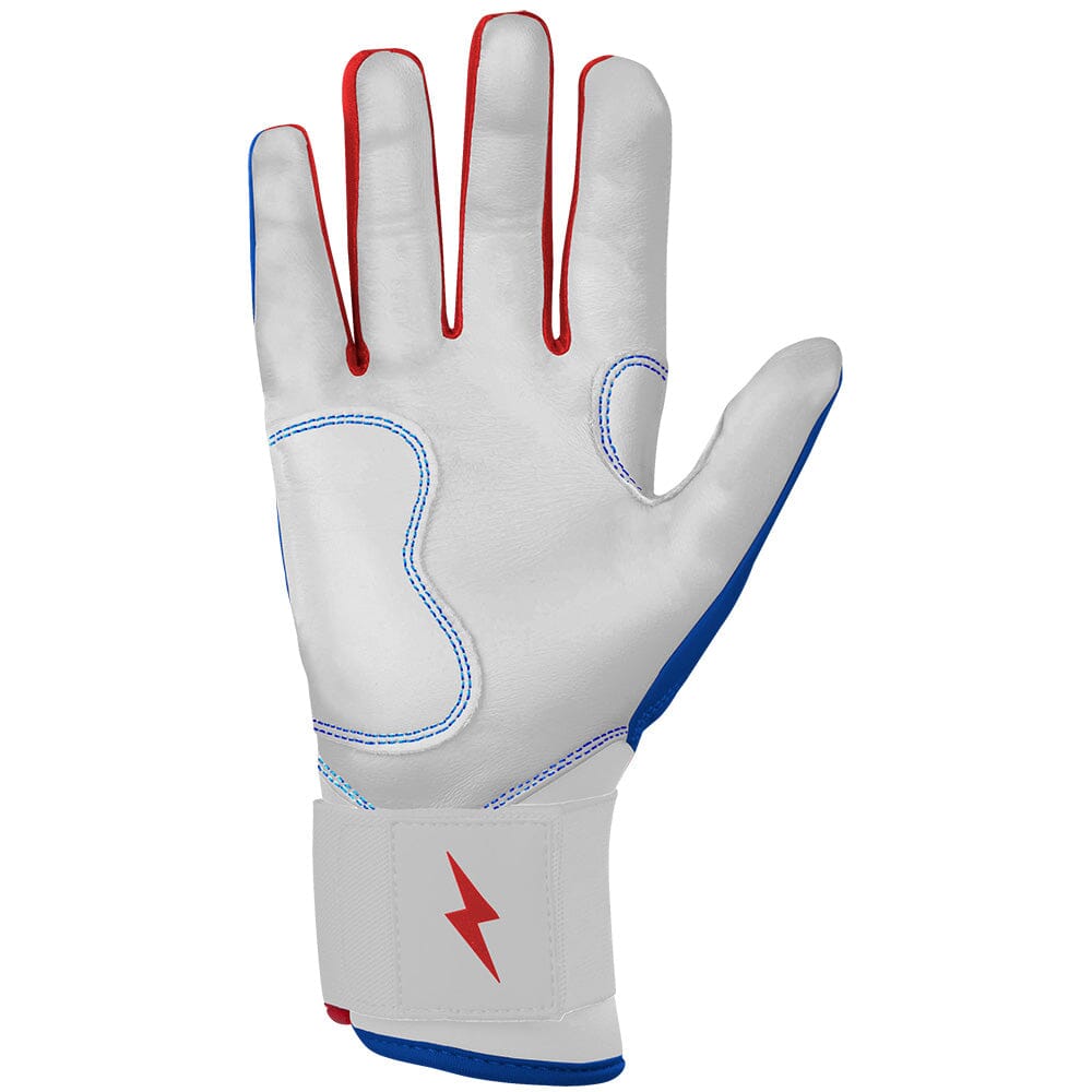 James Outman Signature Series Long Cuff Batting Gloves - Blue- quickbuy