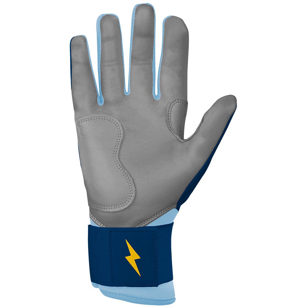 Bear Series Long Cuff Batting Gloves - Tampa Blue- quickbuy