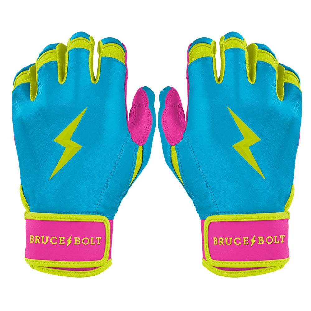 Bear Series Short Cuff Batting Gloves - Caribbean Blue- quickbuy