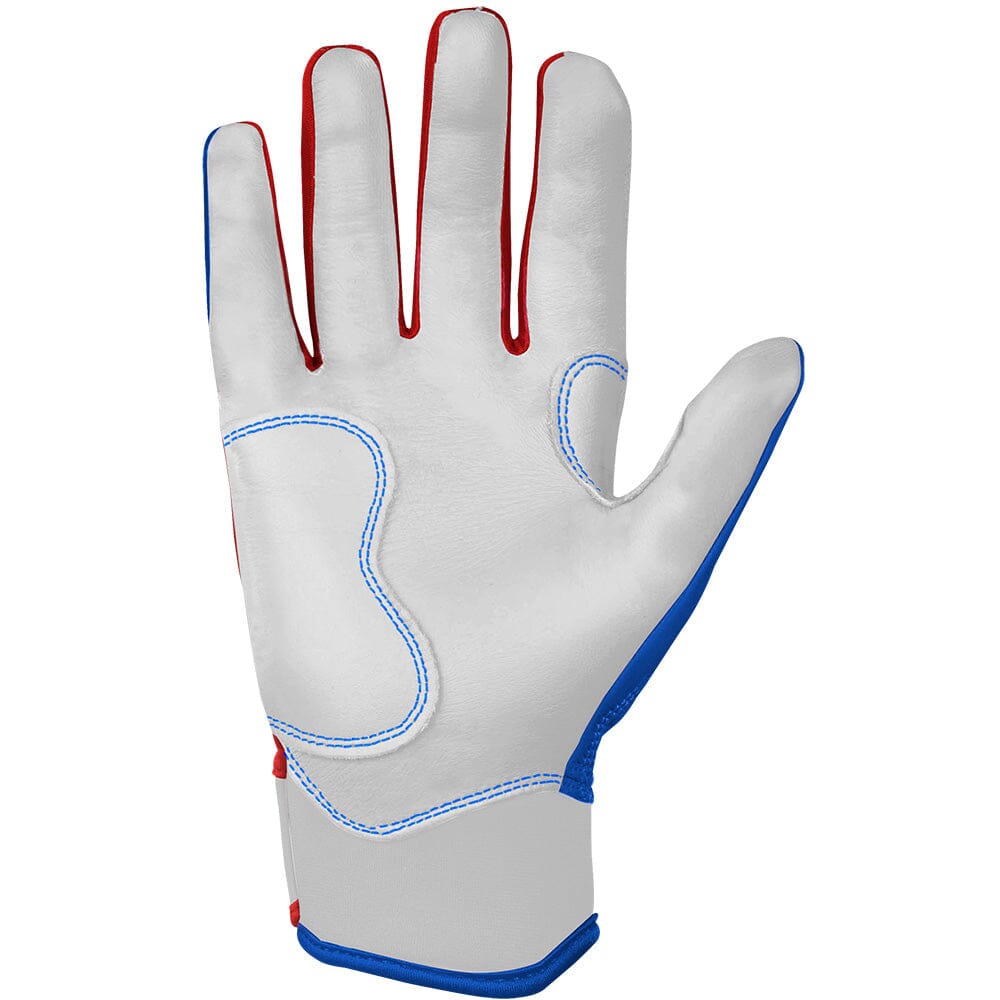 James Outman Signature Series Short Cuff Batting Gloves - Blue- quickbuy