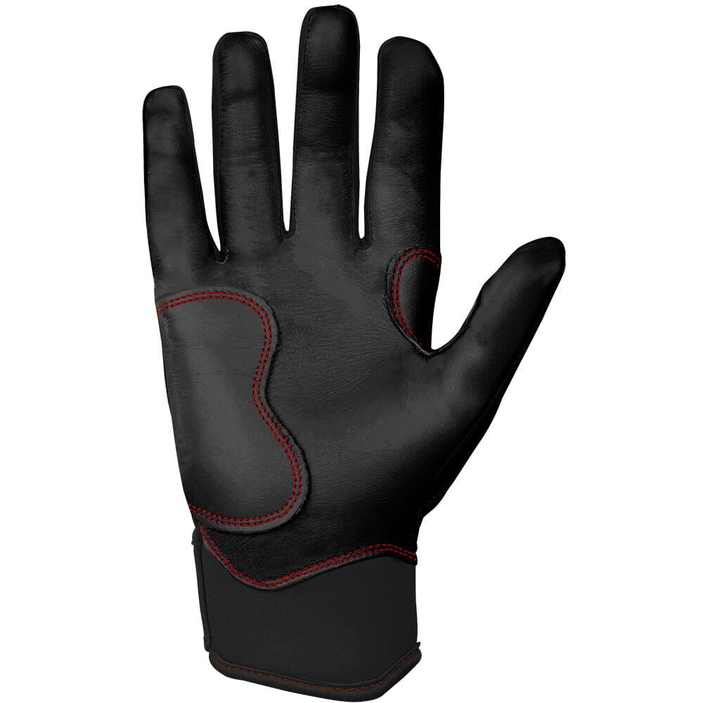 Bear Series Short Cuff Batting Gloves - Black- quickbuy