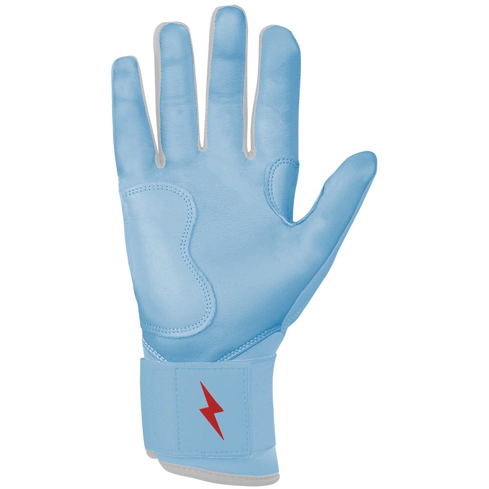 Ian Happ Signature Series Long Cuff Batting Gloves - Baby Blue- quickbuy