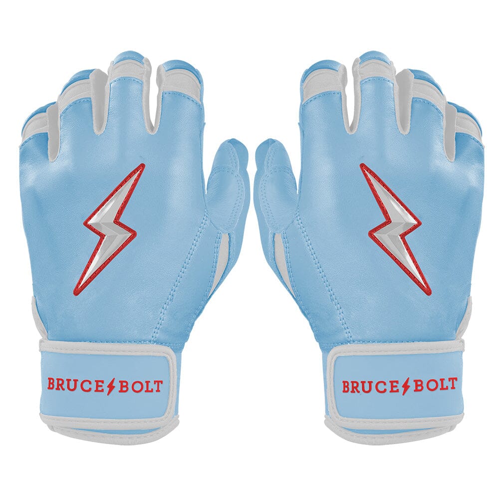 Ian Happ Signature Series Short Cuff Batting Gloves - Baby Blue- quickbuy