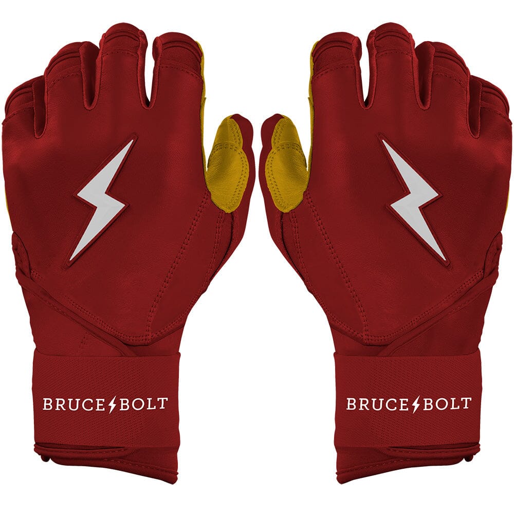 Original Series Long Cuff Batting Gloves - Maroon- quickbuy