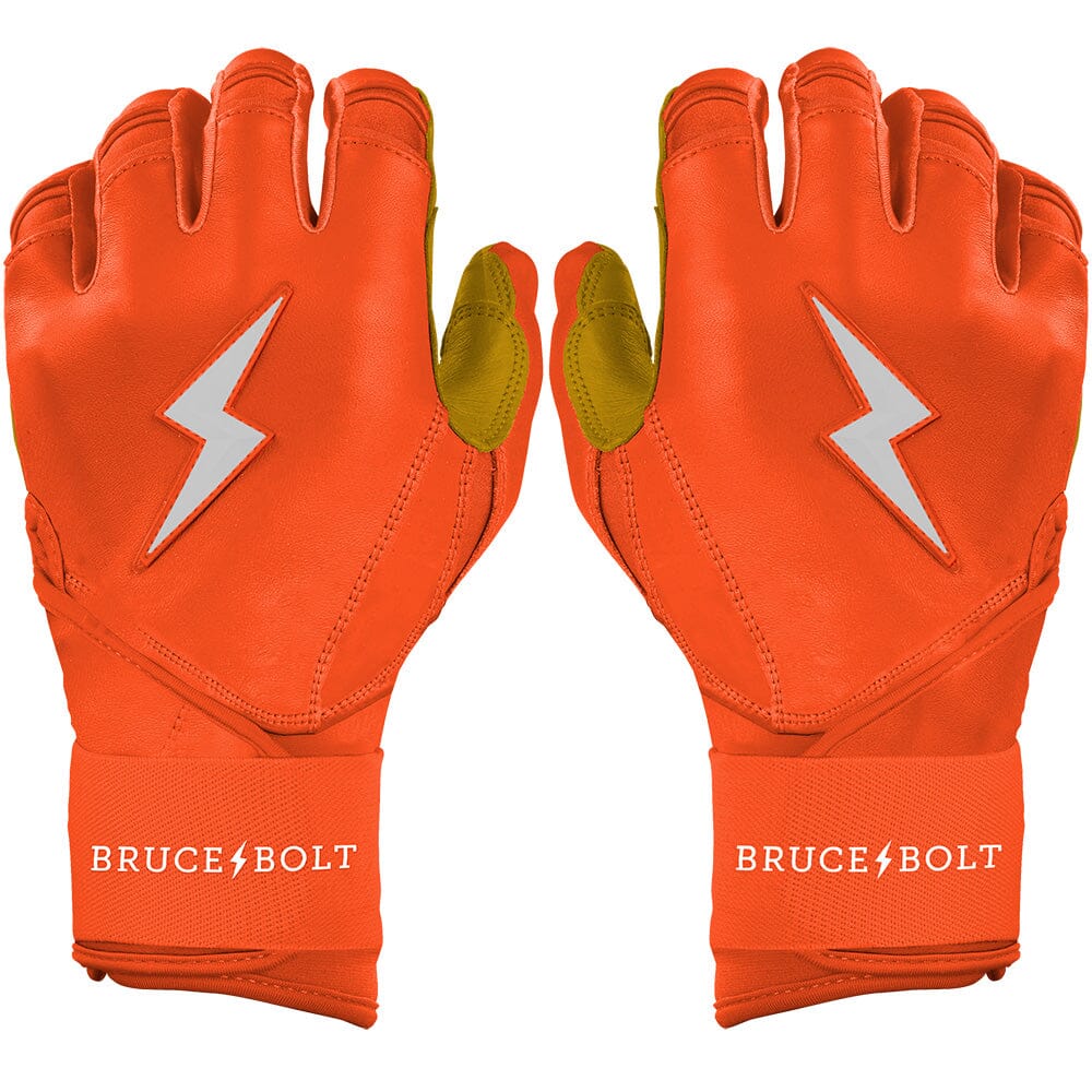 Original Series Long Cuff Batting Gloves - Orange- quickbuy