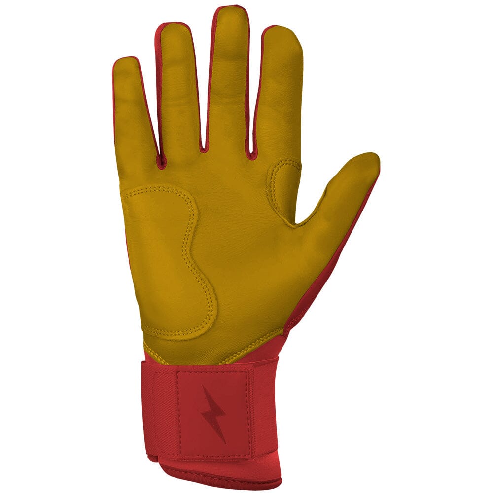 Original Series Long Cuff Batting Gloves - Red- quickbuy