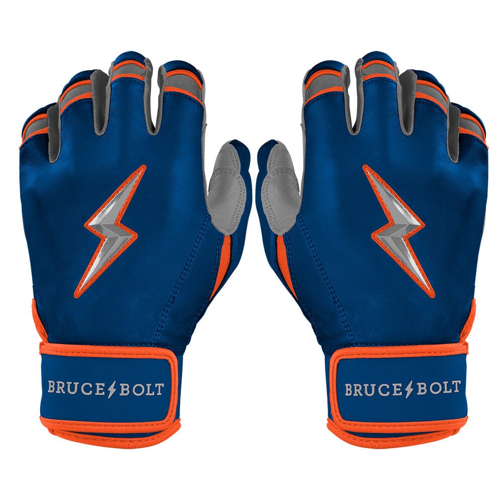 Brandon Nimmo Signature Series Short Cuff Batting Gloves - Blue- quickbuy