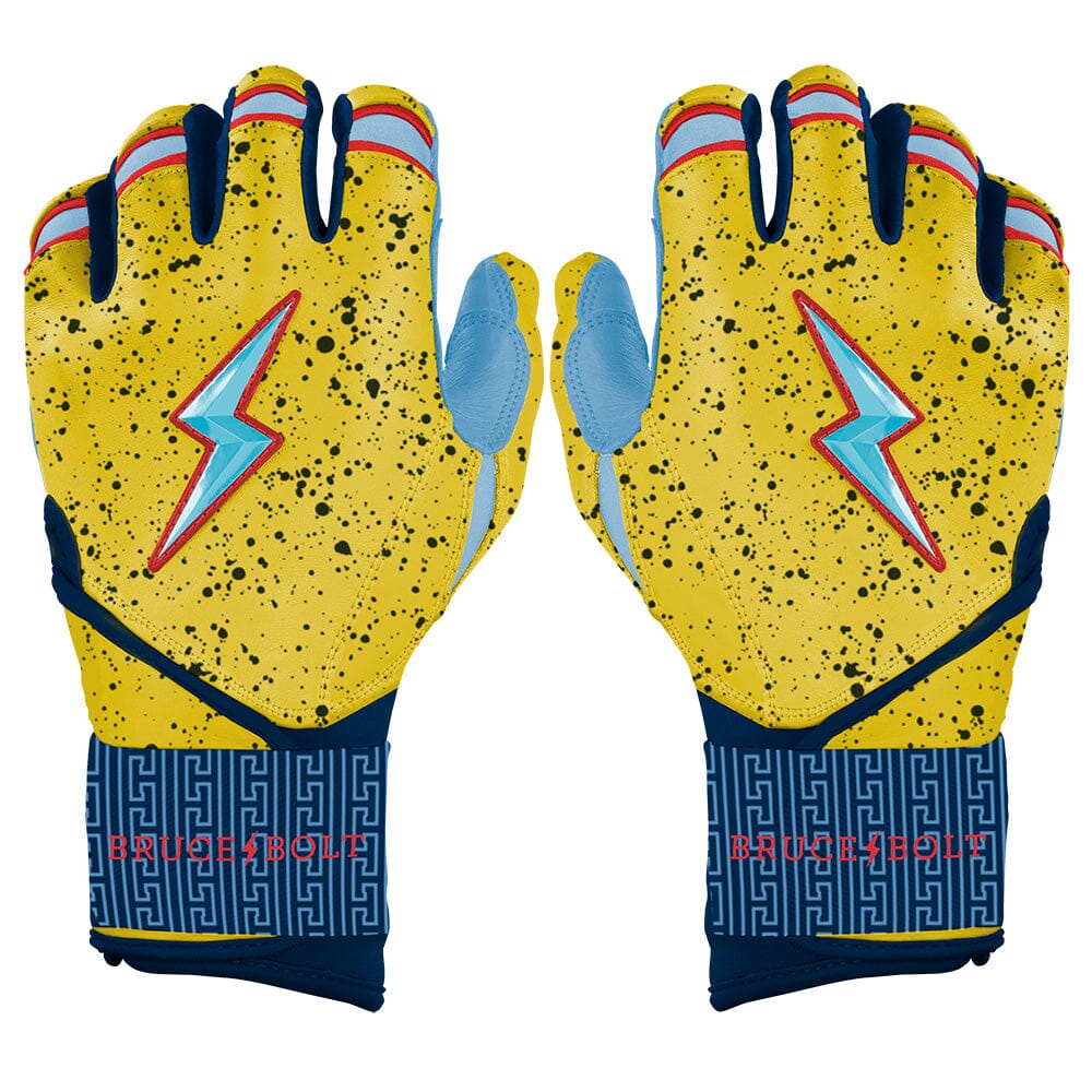 Lars Nootbaar Signature Series Long Cuff Batting Gloves - Yellow- quickbuy