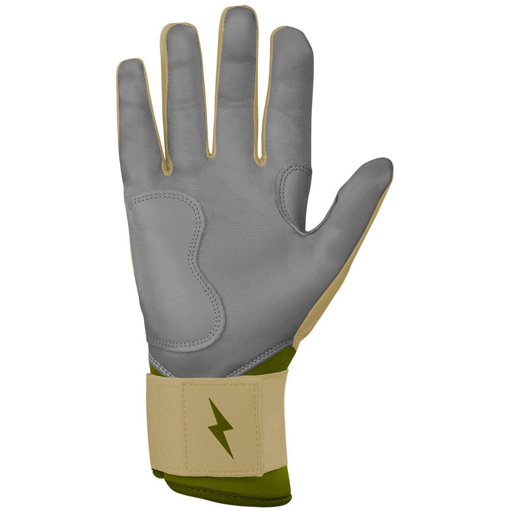 Patriot Series Long Cuff Batting Gloves - Military Beige- quickbuy