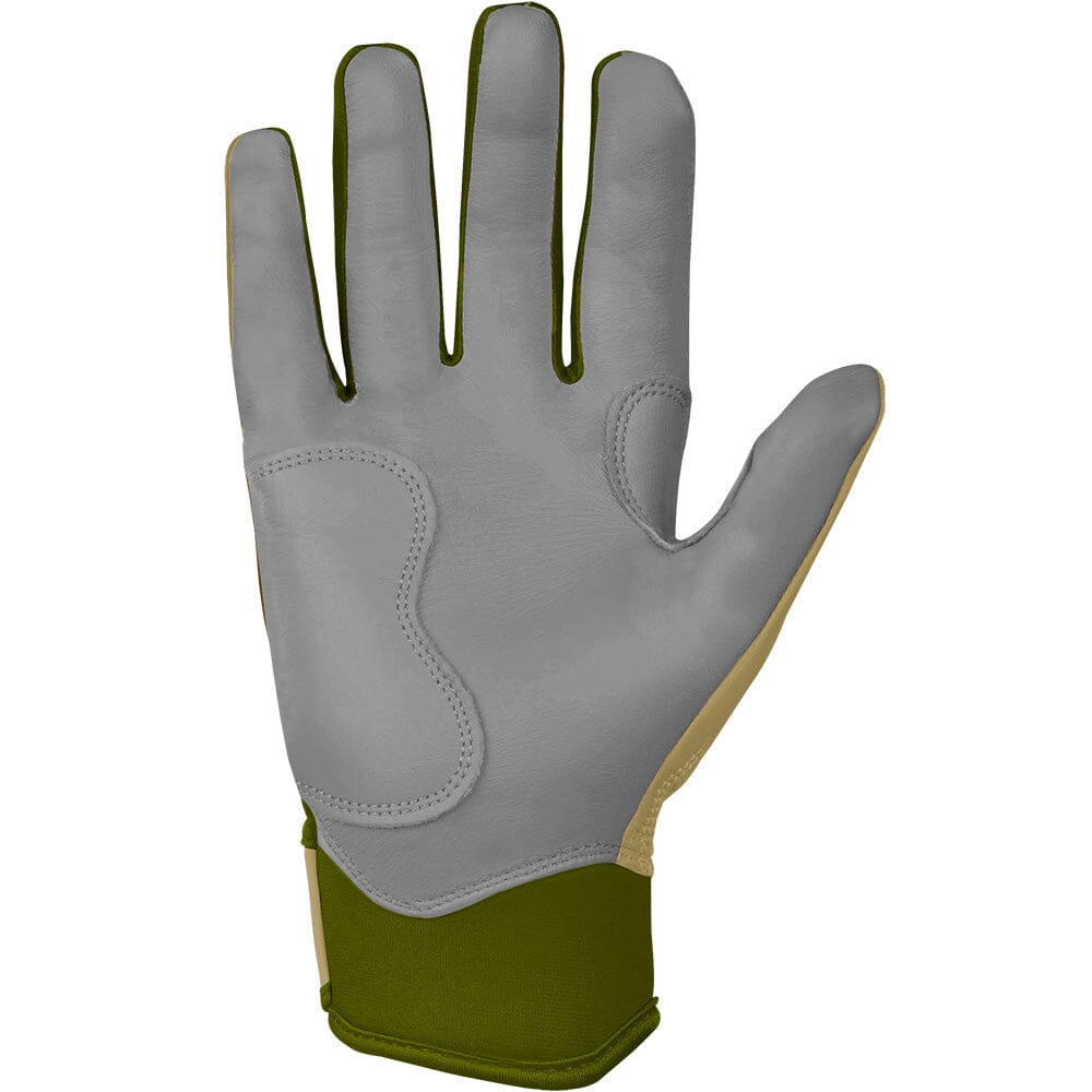 Patriot Series Short Cuff Batting Gloves - Military Beige- quickbuy