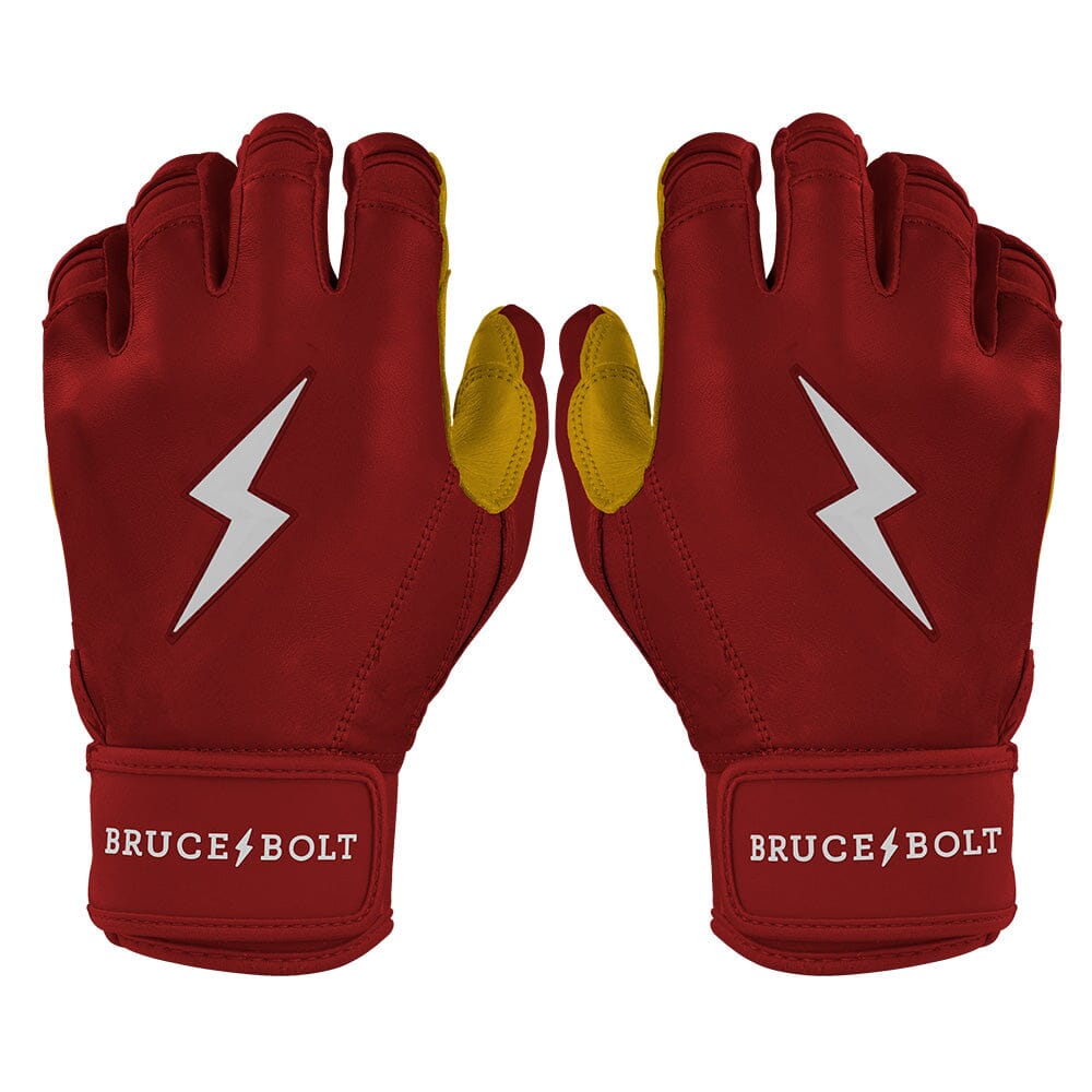 Original Series Short Cuff Batting Gloves - Maroon- quickbuy